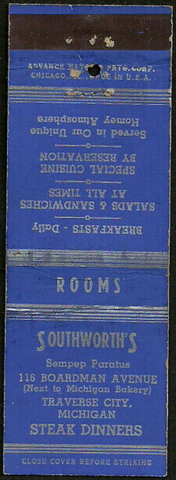 Southworths - Matchbook (newer photo)